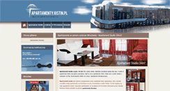 Desktop Screenshot of apartamentyjustin.pl